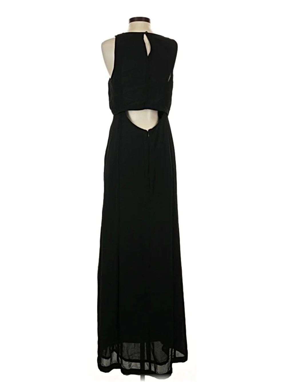 Tildon Nordstrom Black Sleeveless Maxi Dress with Back Cutout